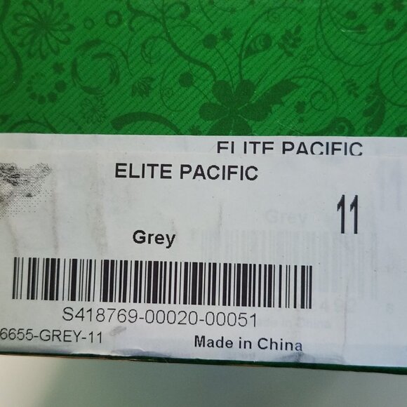 Elite By Corkys NIB Pacific Gray Leather Slip On Mules Sandals Size 11 - Picture 12 of 12